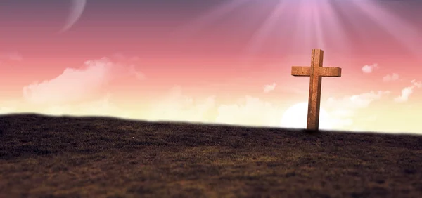 Cross against sky — Stock Photo, Image