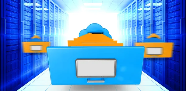 Composite image of cloud computing drawer — Stock Photo, Image