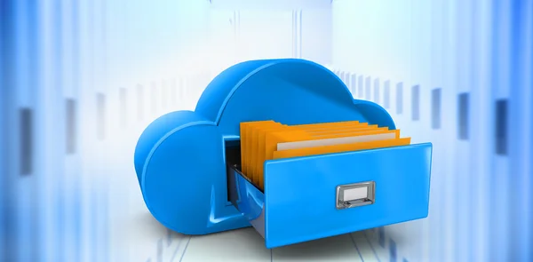 Composite image of cloud computing drawer — Stock Photo, Image