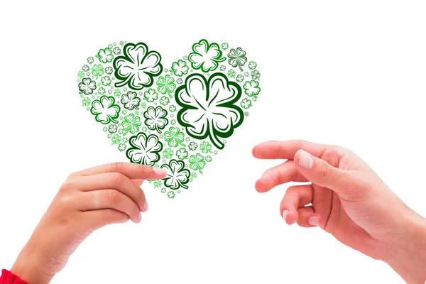 Shamrock bileşik görüntü — Stok fotoğraf