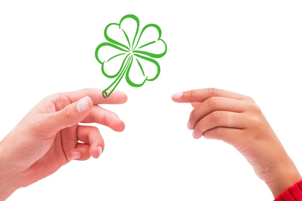 Shamrock bileşik görüntü — Stok fotoğraf