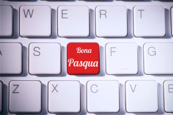 Composite image of bona pascua — Stock Photo, Image