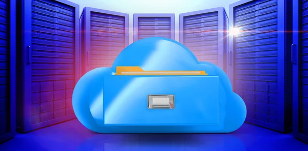 Composite image of cloud computing drawer — Stock Photo, Image