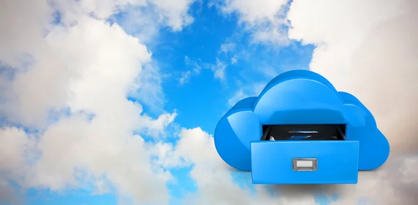 Cloud computing drawer — Stock Photo, Image
