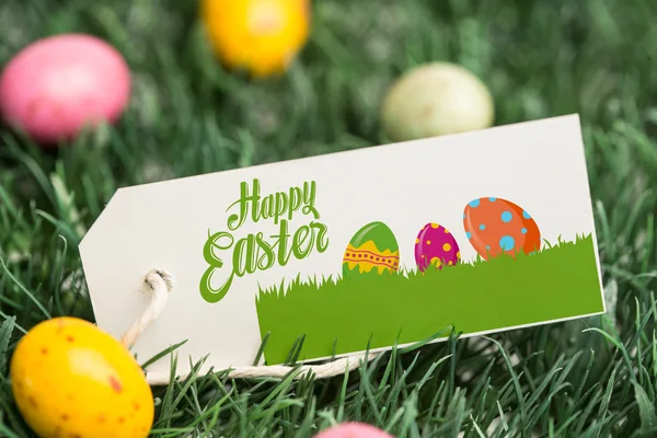 Composite image of happy easter — Stock Photo, Image