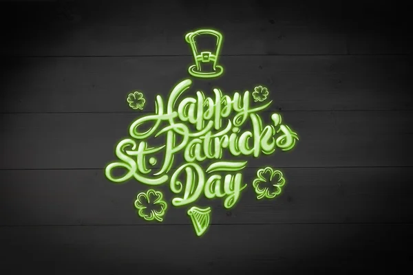 Composite image of patricks day greeting — Stock Photo, Image