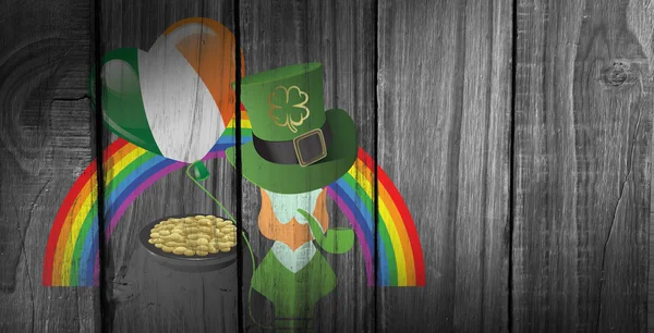 Zusammengesetztes Bild von st patricks day graphics — Stockfoto