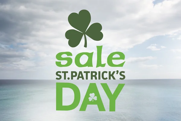 Image composite de st patricks day sale ad — Photo