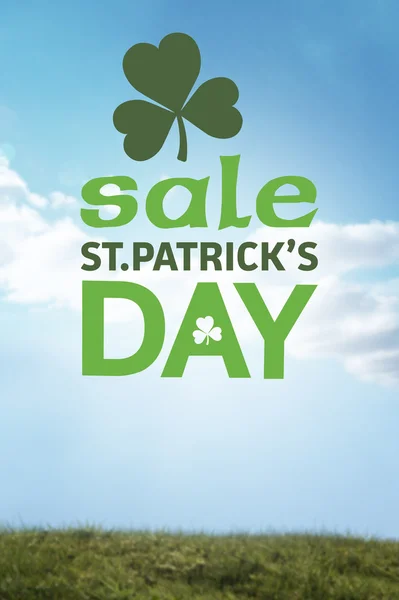 Samengestelde afbeelding voor st patricks dag verkoop advertentie — Stockfoto