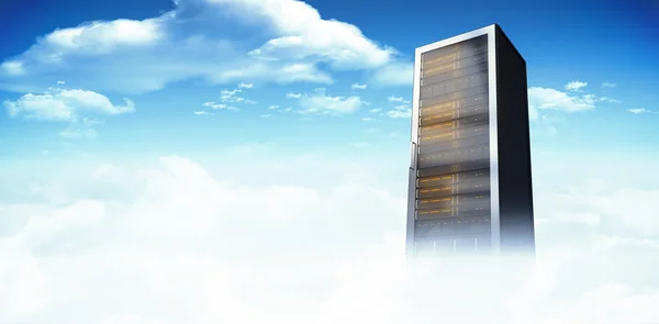 Composite image of server tower — Stock Photo, Image