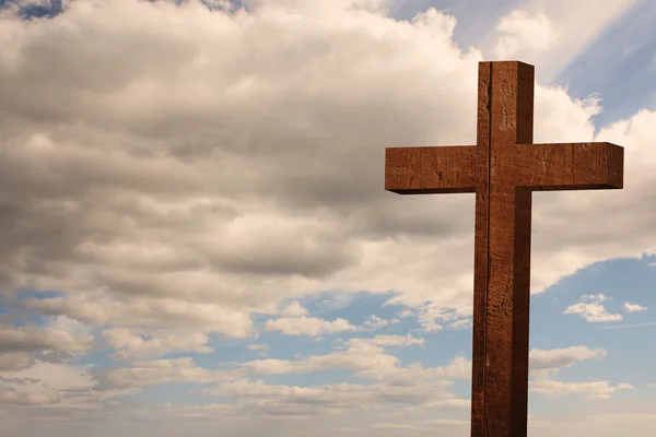 Croix contre ciel — Photo