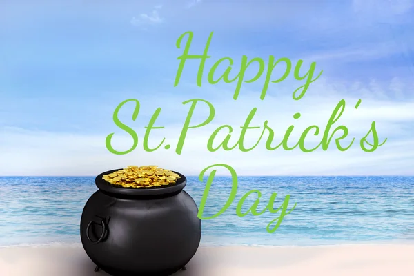 Sammansatt bild av happy st patricks dag — Stockfoto