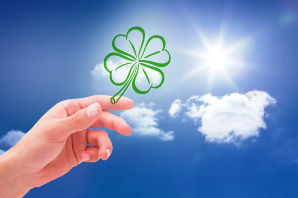 A shamrock kompozit kép — Stock Fotó