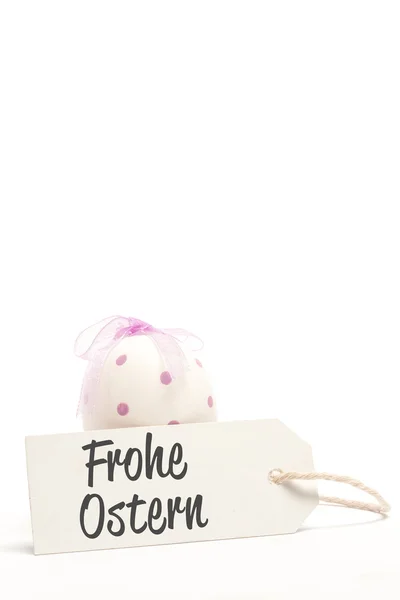 Composite image of frohe ostern — Stock Photo, Image