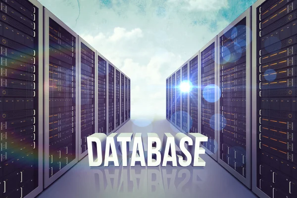 Composite image of database — Stock Photo, Image