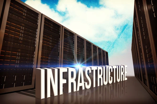 Samengestelde afbeelding van infrastructuur — Stockfoto