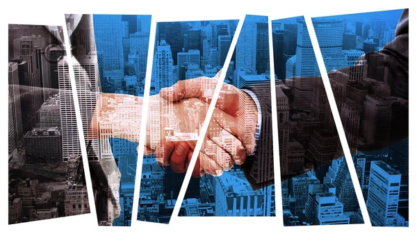 Businesspeople shaking their hands — Stock Photo, Image
