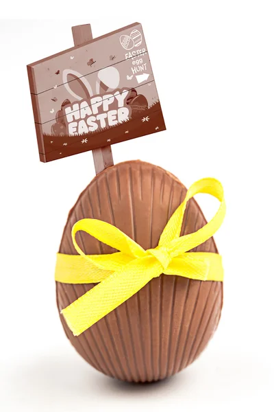 Easter egg hunt sign — Stock Photo, Image