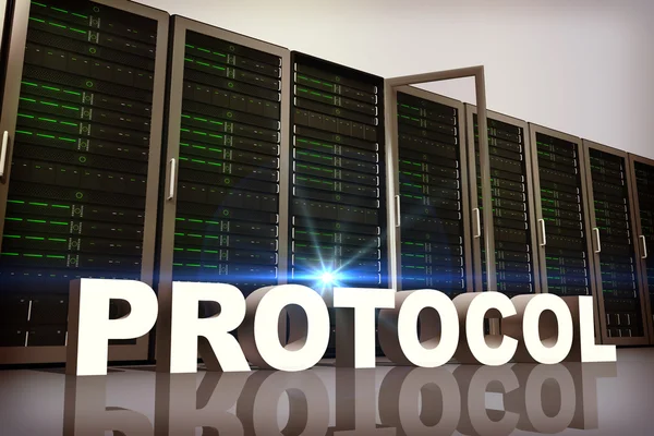 Composite image of protocol — Stock Photo, Image