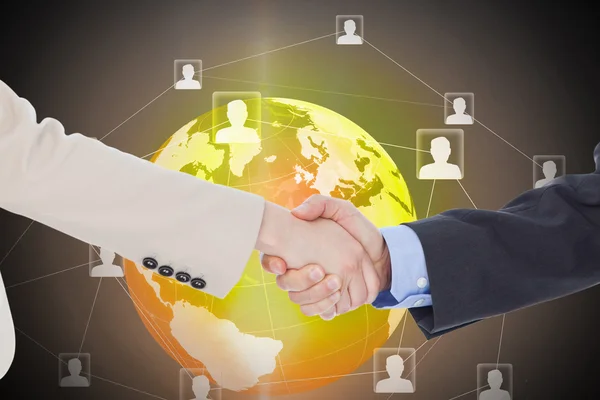 Business people shaking hands — Stock Photo, Image