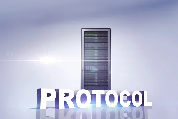 Composite image of protocol — Stock Photo, Image