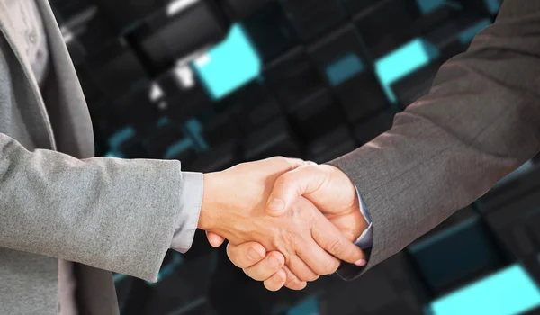 Dva lidé s handshake — Stock fotografie