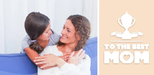 Immagine composita di saluto di giorno di madri — Foto Stock