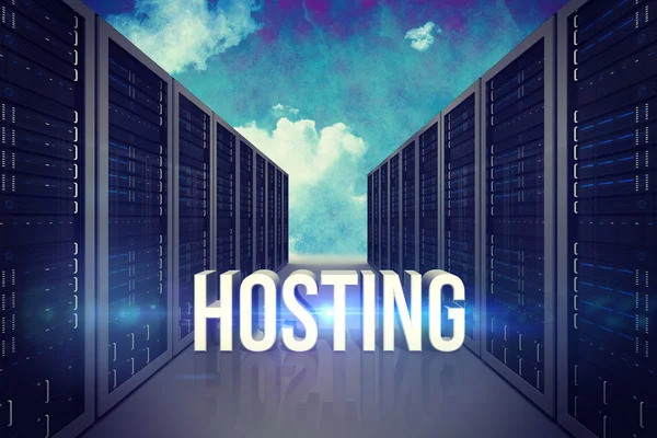Złożony obraz hosting — Zdjęcie stockowe