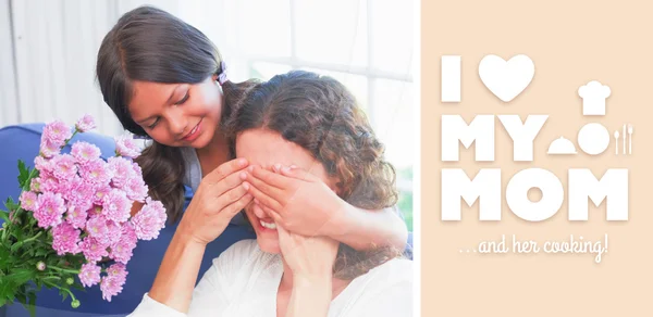 Composite image of mothers day greeting — Stock Photo, Image