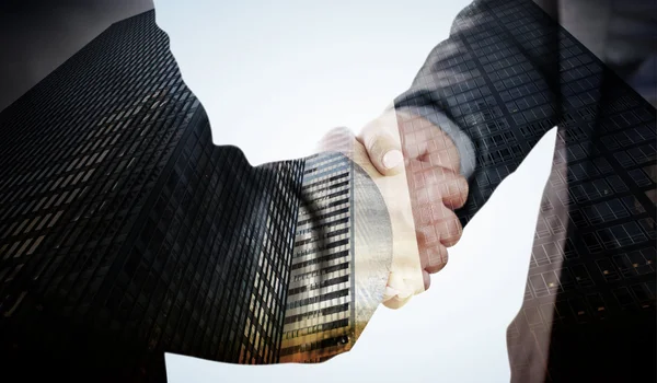 Business people shaking hands — Stock Photo, Image