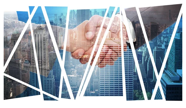Handshake between business people — Stock Photo, Image