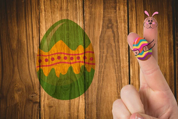 Fingers as easter bunny Stock Picture