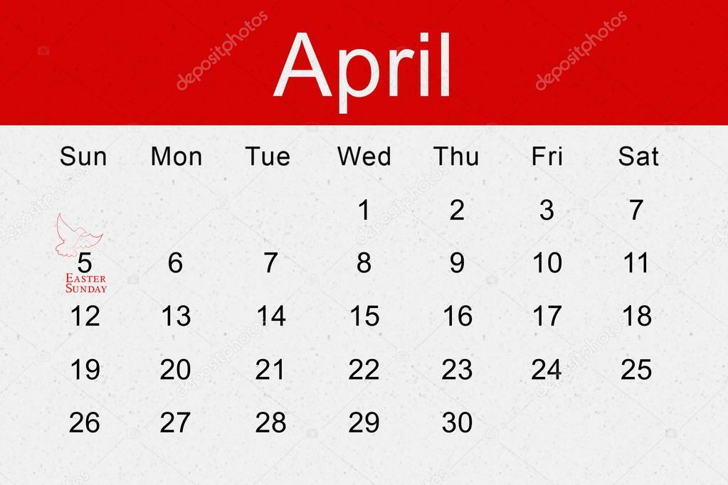 easter calendar