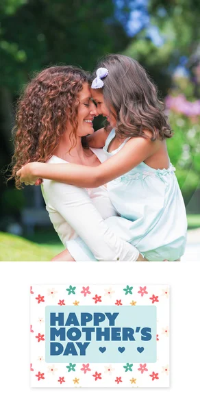 Composite image of mothers day greeting — Stock Photo, Image