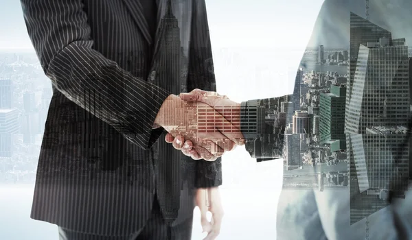 Business people shaking hands — Stock Photo, Image