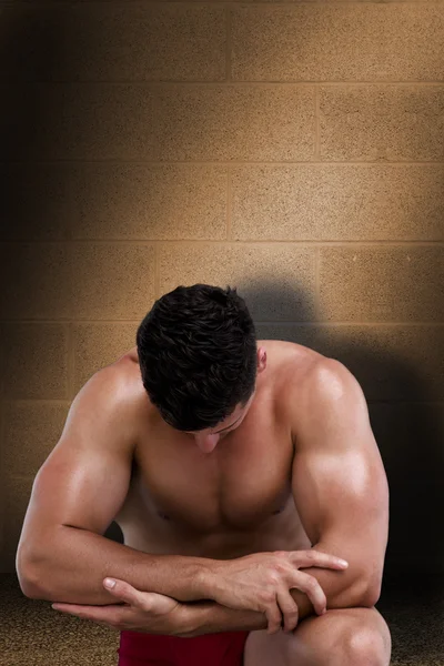 Bild von Bodybuilder posiert — Stockfoto
