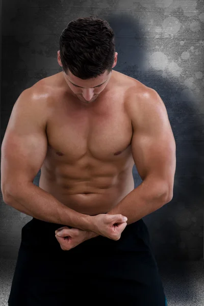 Afbeelding van bodybuilder poseren — Stockfoto