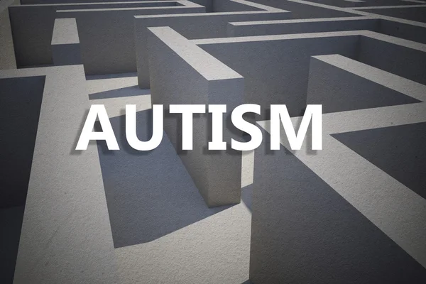 Sammansatt bild av autism — Stockfoto