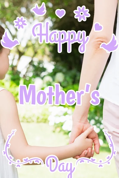 Composite image of mothers day greeting — Stock Photo, Image