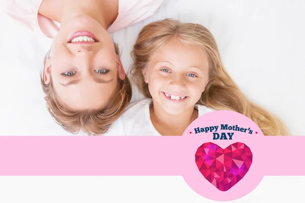 Composite image of happy mothers day — Stock Photo, Image