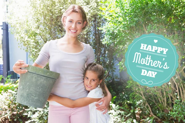 Composite image of mothers day greeting — Stock Photo, Image