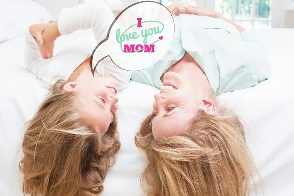 Composite image of mothers day greeting — Stock Photo, Image