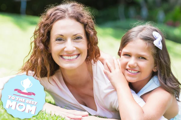 Composite image of mothers day greeting — Stock Photo, Image