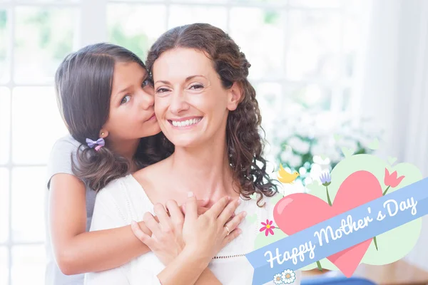 Composite image of mothers day greeting — Stock Photo, Image