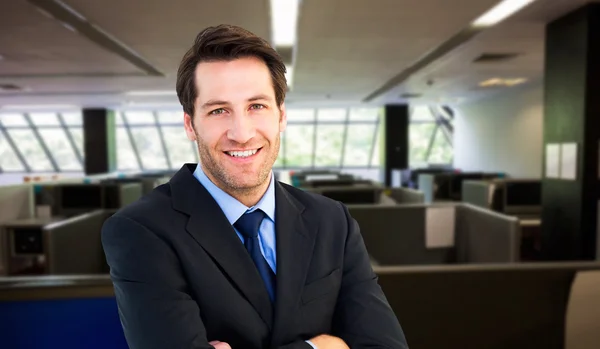 Businessman with arms crossed — Stock Photo, Image