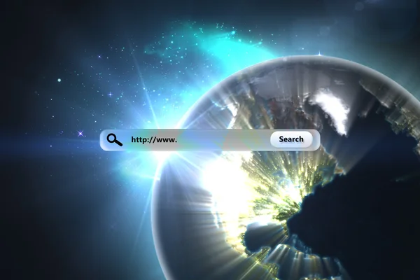 Composite image of search engine — Stock Photo, Image