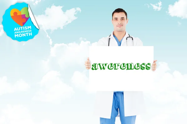 Word awereness and doctor — Stock Photo, Image