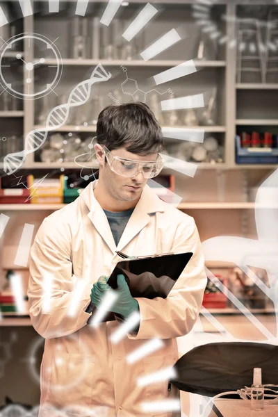 Composite image of science and medical graphic — Stock Photo, Image