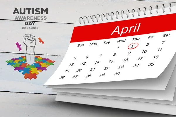 Autism awareness day — Stock Photo, Image