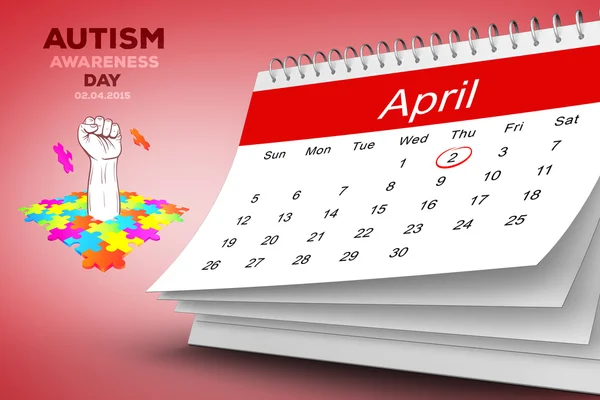 Autism awareness day — Stock Photo, Image